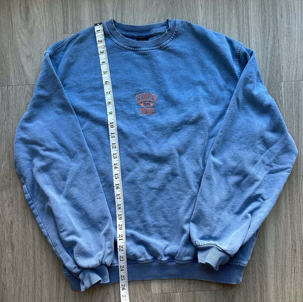 Urban Outfitters Colorado Springs Crewneck Sweatshirt Size S Blue